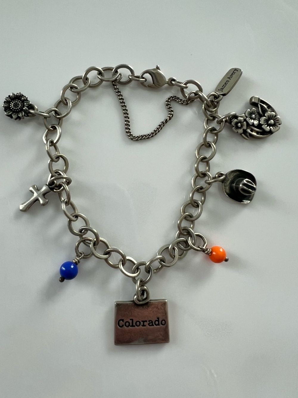 James Avery Colorado--themed charm bracelet